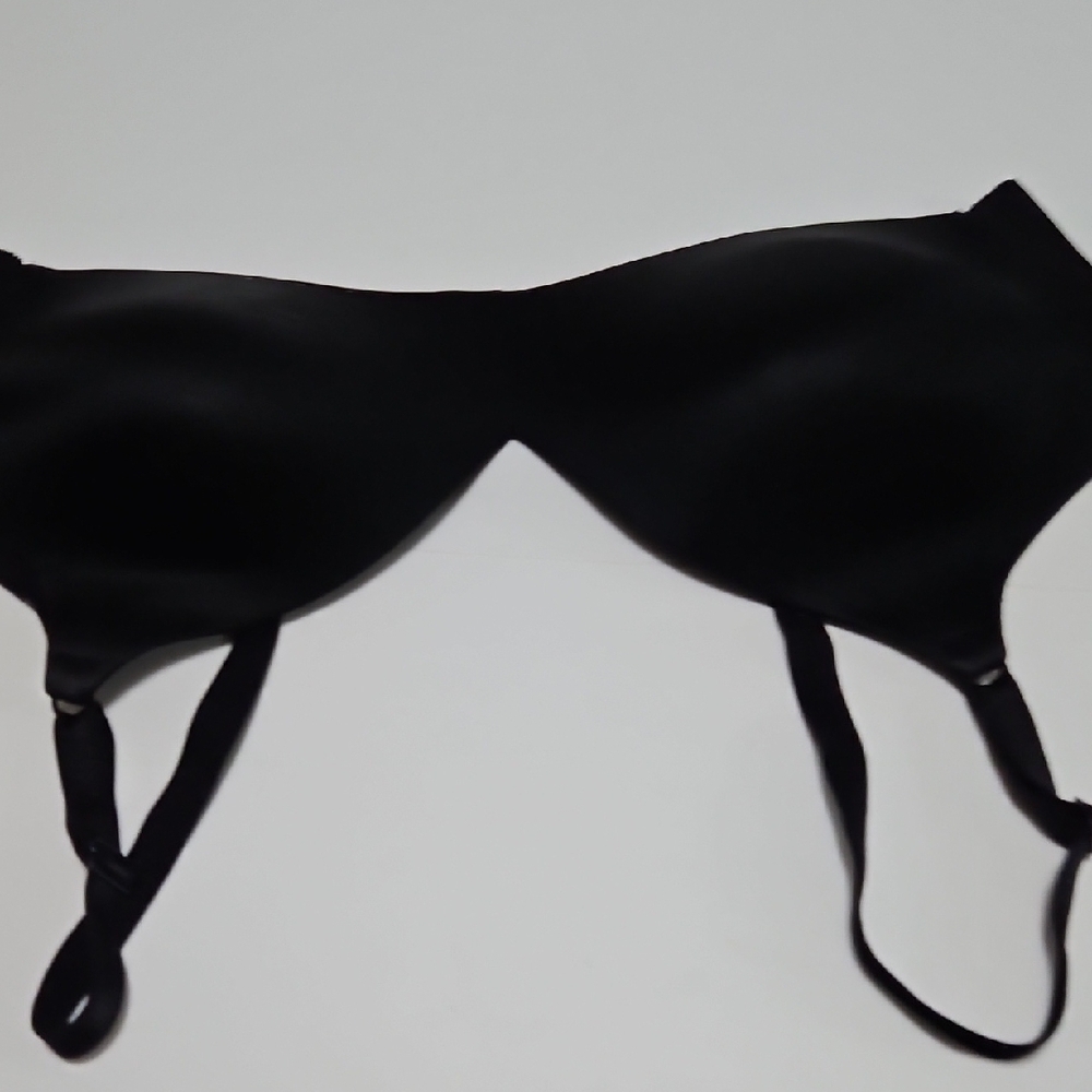 Black Women's Warner's Intimate Wireless Padded Bra Size 36B #1287 - Picture 8 of 9